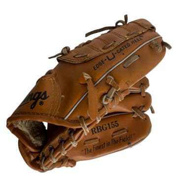 Used Rawlings RBG155 BB/SB Glove T-ball Brown 9 1/2" 11406-S000106021