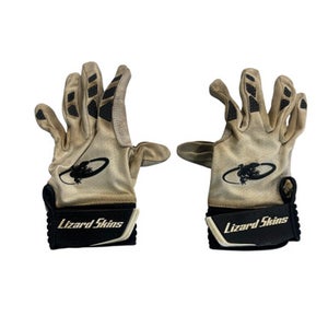 Used Lizard Skins BB/SB Batting Gloves White SM 11406-S000106118