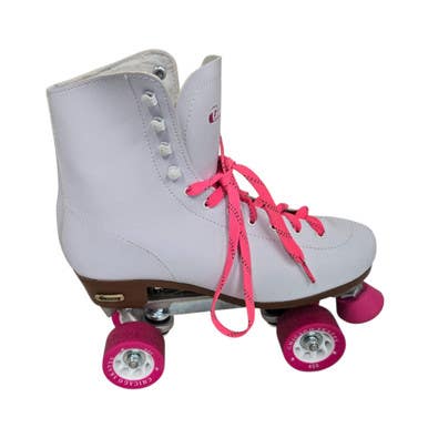 Used Chicago QUAD Senior Roller Quad Skates White Senior 11 11406-S000107015