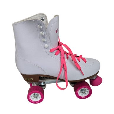 Used Chicago QUAD Senior Roller Quad Skates White Senior 11 11406-S000107015