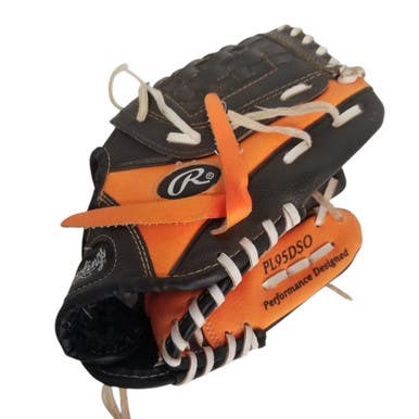 Used Rawlings PLAYERS SERIES BB/SB Glove T-ball Black 9 1/2" 11406-S000107024