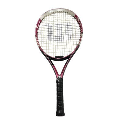 Used Wilson NANO CARBON Womens Tennis Racquet Black 4 1/4" 11406-S000107052