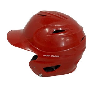 Used Under Armour BB HELMET Batting Helmet No Mask Red S/M 11406-S000107140