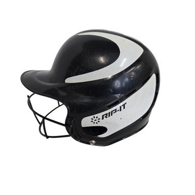 Used RIP-IT FP HELMET Batting Helmet w/Mask Black M/L 11406-S000106459