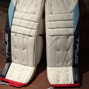 35" 2023 True Catalyst PX3 Goalie Leg Pads Pro Stock (Used)