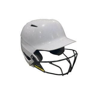 Used Evoshield HELMET W/ MASK Batting Helmet w/Mask White One Size 11834-S000042105
