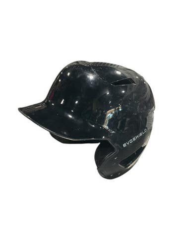 Used Evoshield BLK BB HELMET Batting Helmet No Mask Black One Size 11834-S000042104