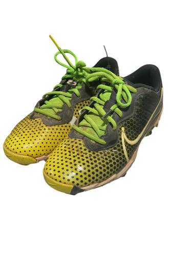 Used Nike DIAMOND BB/SB Cleats Black Junior 04.5 11834-S000042103