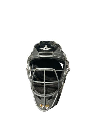 Used All Star ALL STAR CATCHER HELMET Catchers Helmet w/Mask Black MD 11834-S000042078