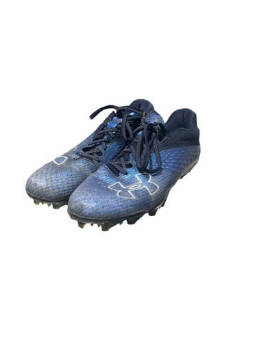 Used Under Armour Adult FB Cleats Royal Blue Senior 9 11834-S000042047