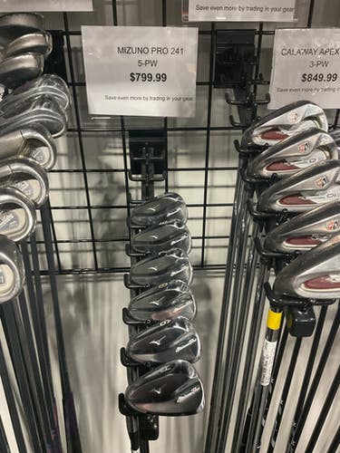 Used Mizuno PRO 241 Mens Iron Set LH 5I-PW 11834-S000042031