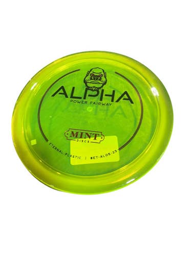 Used MINT ALPHA POWER Disc Golf Driver Yellow 11834-S000041994