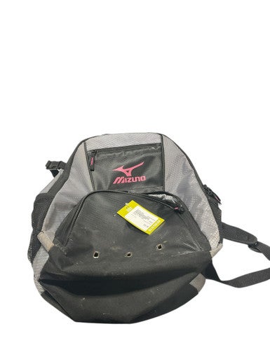 Used Mizuno PNK/GRAY BB/SB Player Backpack Grey 11834-S000041990