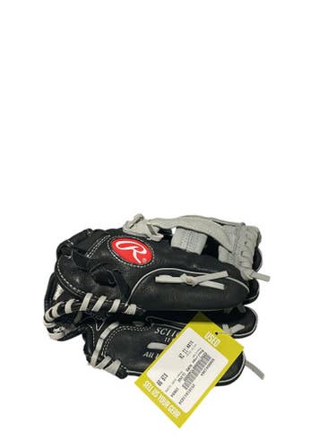 Used Rawlings SURE CLOSE BB/SB Glove RH Throw Grey 11" 11834-S000041984