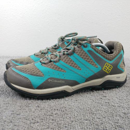 Columbia Peakfreak XCRSN Trail Shoes Womens Size 9 Sneakers Low Top Blue Gray