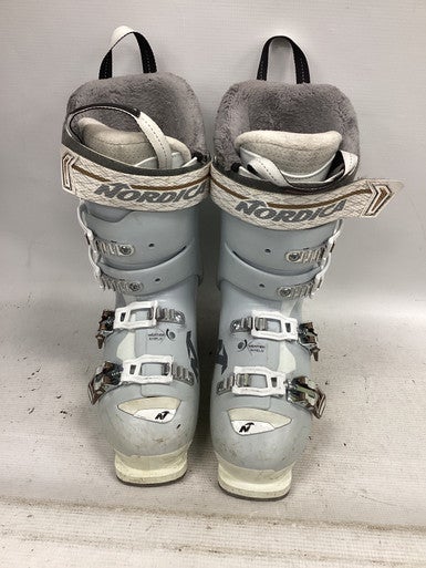 Used Nordica SPEED MACHINE 85W Womens DH Ski Boot Grey 250 MP - M07 - W08 11851-S000039276