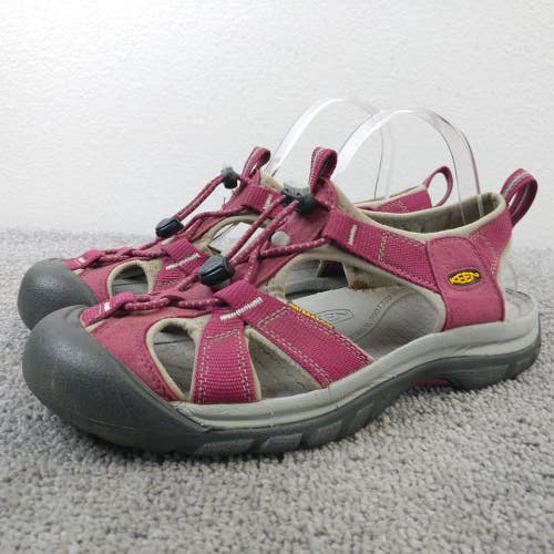 Keen Venice H2 Sandals Womens Size 8.5 Shoes Pink Red Hiking Waterproof
