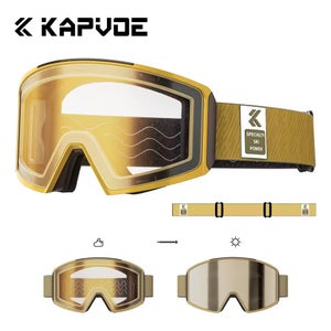 KAPVOE Photochromic Scratch Resistant Goggles Unisex MSRP $120 with HARD CASE