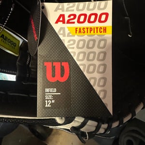 RH Wilson Infield A2000 Softball Glove 12" (New)