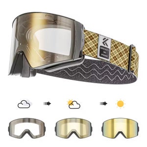 KAPVOE Photochromic Scratch Resistant Goggles Unisex MSRP $120 with HARD CASE