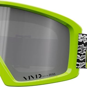 Giro Blok Ski Zeiss Goggles Ano Lime Wildstyle Unisex MSRP $120 with HARD CASE