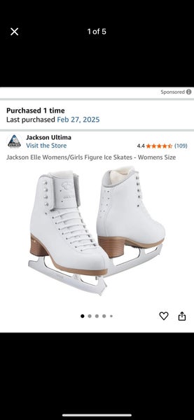 Jackson Ultima Elle Figure Skates B Adult 7 (New)