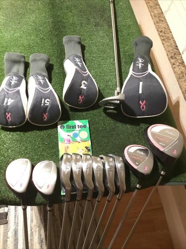Lady Hogan Inspire Full Set (D, 3W, 4H, 5H, 6-PW-SW, Putter) Graphite Shafts