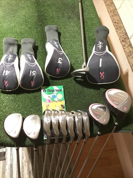 Lady Hogan Inspire Full Set (D, 3W, 4H, 5H, 6-PW-SW, Putter) Graphite Shafts