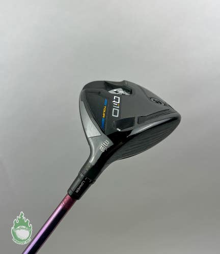 Used RH TaylorMade Qi10 Tour 3 Wood 15* HZRDUS TX Stiff Graphite Golf Club