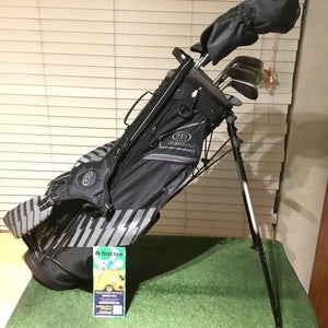 USKG Juniors WT-10s Set (D, 4H, 6i, 8i, PW, SW, Putter) UL60 & Stand Bag