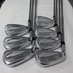 Left-Handed Titleist T350 Iron Set - 5-PW, GW - Regular Flex Steel - 2* Flat