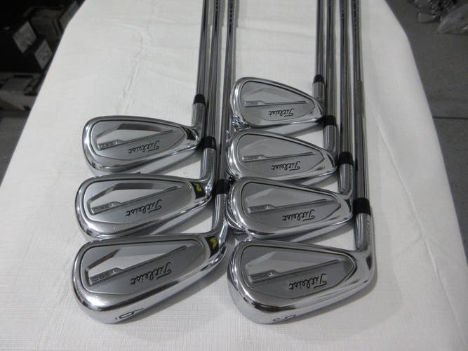 Left-Handed Titleist T350 Iron Set - 5-PW, GW - Regular Flex Steel - 2* Flat