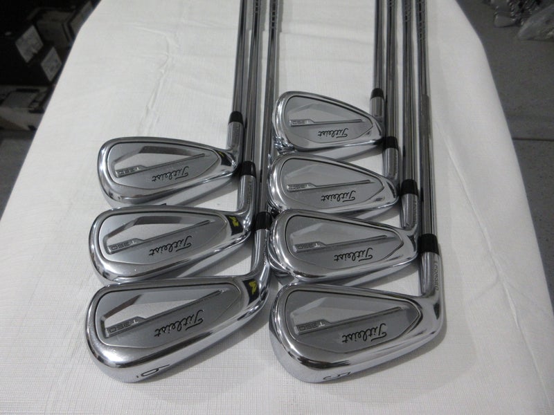 Left-Handed Titleist T350 Iron Set - 5-PW, GW - Regular Flex Steel - 2* Flat