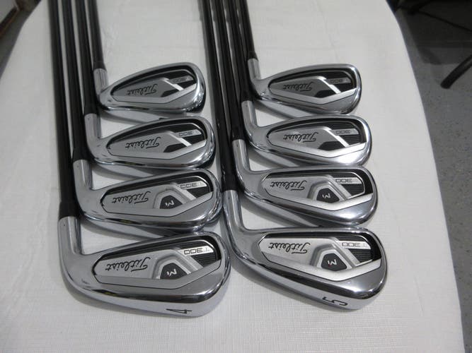 Titleist 2021 T300 Iron Set - 4-PW, AW - Regular Flex Graphite +0.5" Long
