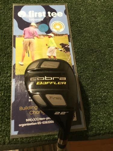 Cobra Baffler T-Rail 22* 4 Hybrid Stiff 65g Tour AD Graphite Design Shaft 39.5