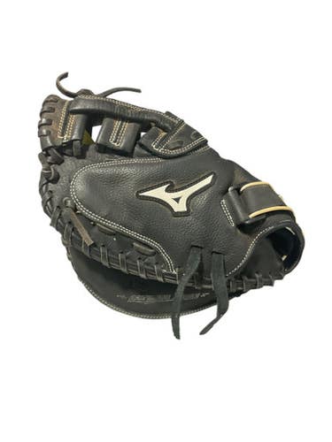 Used Mizuno PROSPECT SELECT CATCHERS MITT BB/SB Catchers LH Throw Black 32 1/2" 11834-S000041906