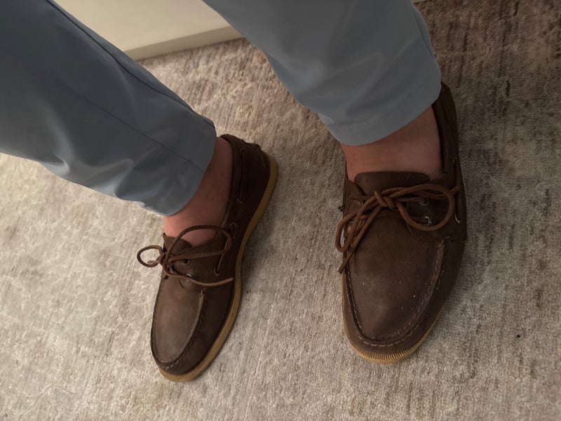 Brown Men's Size M 9.0 (W 10.0) Adult Sperry Shoes (Used)
