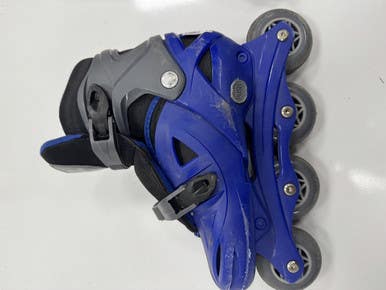 Used ADJ 4-7 Junior Rec Fitness Skates Royal Blue Adjustable 11860-S000299866