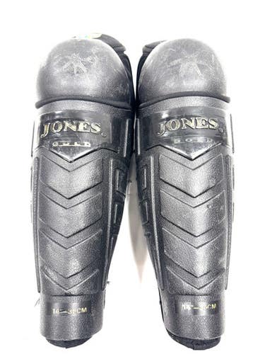 Used Jones 14 INCH Senior Shin Guards Black 14" 11860-S000299890