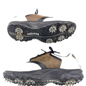 Used Foot Joy Mens Golf Shoes White Senior 7.5 11860-C000299880