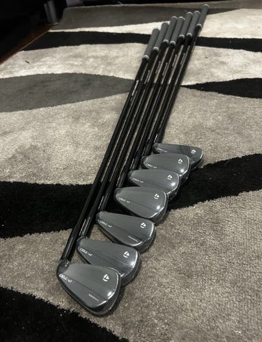 TaylorMade P790 Black Irons 4-PW Stiff Flex With Dynamic Gold Shaft