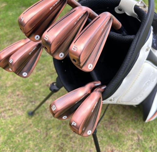 TaylorMade P·790 Forged Irons Set – Aged Copper Finish | Custom Shafts | Premium