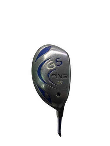 Used Ping G5 25 DEG Mens Hybrid Club RH 5 Hybrid 11347-S000257970
