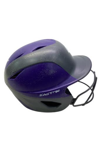 Used Easton 2 TONE HELMET Batting Helmet w/Mask Purple SM 11347-S000257967