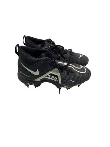 Used Nike ALPHA BB CLEAT BLACK BB/SB Cleats Black Youth 13.0 11347-S000257963