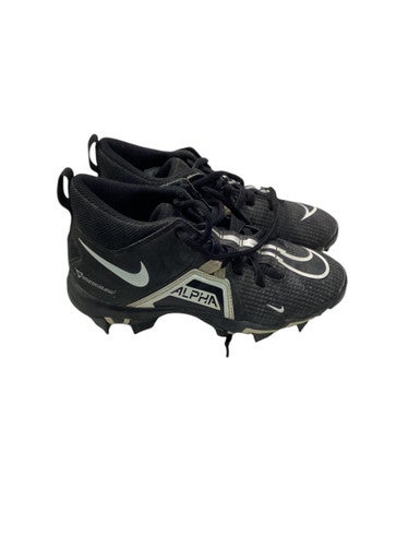 Used Nike ALPHA BB CLEAT BLACK BB/SB Cleats Black Youth 13.0 11347-S000257963
