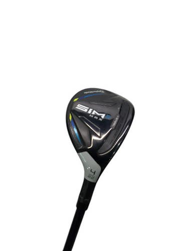 Used Taylormade SIM 2 MAX Mens Hybrid Club RH 4 Hybrid 11347-S000257953