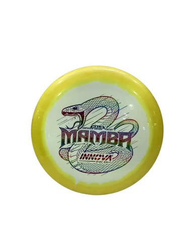 Used Innova HALO MAMBA DISTANCE DRIVER Disc Golf Driver Yellow 11347-S000257914
