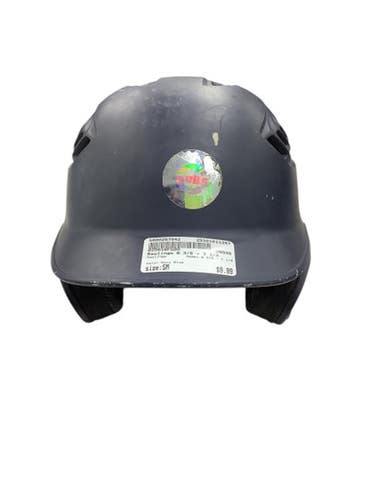 Used Rawlings 6 3/8 - 7 1/8 Batting Helmet No Mask Navy Blue SM 11347-S000257842