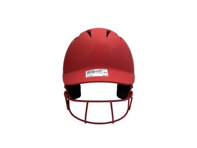 Used Champro 7-7 1/2 Batting Helmet w/Mask Red M/L 11347-S000257826